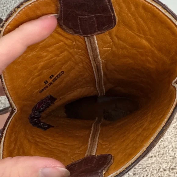 Old Gringo Brown Cowboy Boots - Picture 4 of 6